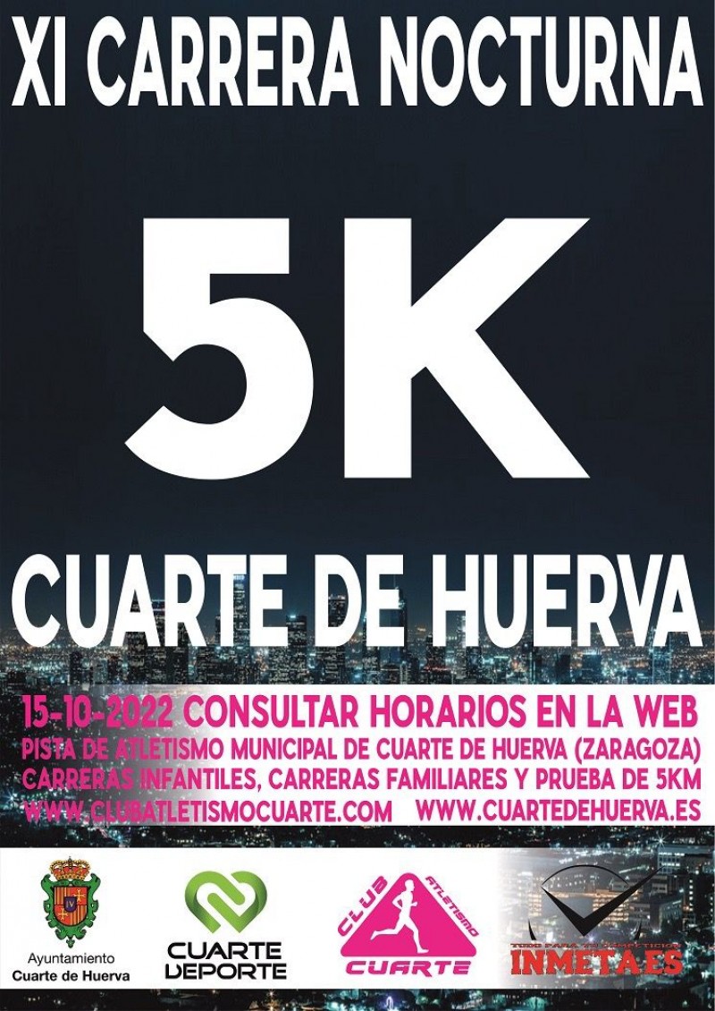 imagen de XI 5K CARRERA NOCTURNA CUARTE DE HUERVA